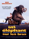 Un éléphant sur les bras.